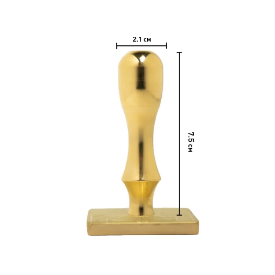 Ручка Gold, вид и размеры